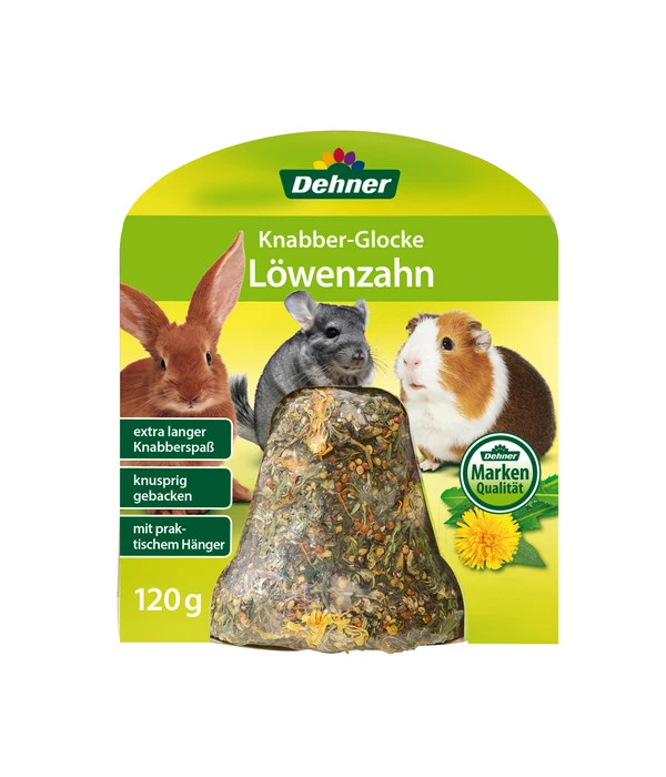 Dehner Knabber-Glocke Löwenzahn, 120 G 3 Dehner Knabber-Glocke Löwenzahn, 120 G