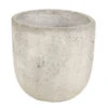 Dehner Beton-Übertopf Jimmy, Rund, Hellgrau