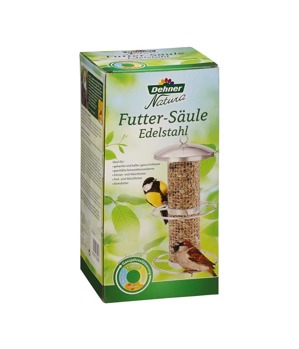 Dehner Natura Futtersäule, Edelstahl 3 Dehner Natura Futtersäule, Edelstahl