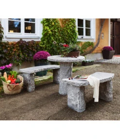 Dehner Granit-Tisch, Rund, Ca. Ø75/H75 Cm -Dehner 2741676 WE MO 001 GranitTischrund75cm