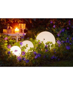 Dehner Solar-Kugelleuchte -Dehner 2779320 WE MO 001 SolarKugelleuchteD30cm