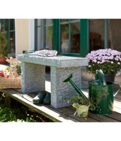 Dehner Granit-Gartenbank, 2-Sitzer 9 Dehner Granit-Gartenbank, 2-Sitzer -Dehner 2789402 WE MO 002 GranitGartenbank