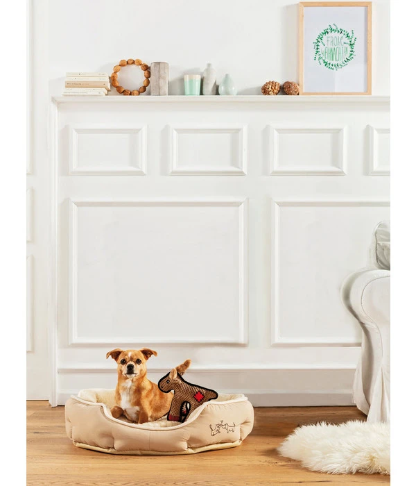 Dehner Lieblinge Kuschelbett Sammy, Oval, Grau 5 Dehner Lieblinge Kuschelbett Sammy, Oval, Grau – Bild 3