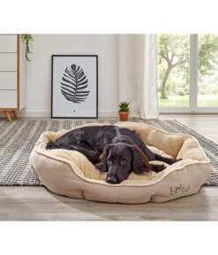 Dehner Lieblinge Kuschelbett Sammy, Oval, Grau 10 Dehner Lieblinge Kuschelbett Sammy, Oval, Grau -Dehner 3066958 WE MO 003 HundebettSammyOvalgrau
