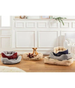 Dehner Lieblinge Kuschelbett Sammy, Rechteckig, Grau -Dehner 3067089 WE MO 001 DehnerHundebettenSammy