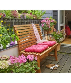 Dehner Akazienbank Paisley, 2-Sitzer -Dehner 3099728 WE MO 001 Akazienbank Paisley