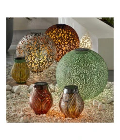 Dehner Solar-Kugelleuchte Luanda -Dehner 4034302 WE MO 002 DehnerSolarKugelleuchteLuandaD30cm