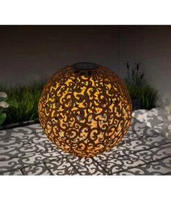 Dehner Solar-Kugelleuchte Lagos 11 Dehner Solar-Kugelleuchte Lagos -Dehner 4034328 WE MO 001 DehnerSolarKugelleuchteLagosD30cm