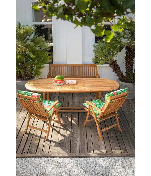 Dehner Hochlehnerpolster Varadero, Ca. B120/H8/T50 Cm 5 Dehner Hochlehnerpolster Varadero, Ca. B120/H8/T50 Cm – Bild 3