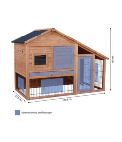 Dehner Kaninchenstall Tirol, Ca. B149,8/H107/81,5 Cm 11 Dehner Kaninchenstall Tirol, Ca. B149,8/H107/81,5 Cm -Dehner 4057147 WE BG 001 DehnerKaninchenstallTirolMG