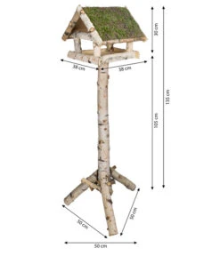 Dehner Natura Futterhaus Augsburg, Inkl. Ständer, Ca. B50/H135/T50 Cm -Dehner 4068730 WE BG 001 DehnerNaturaVogelhausAugsburgmitStaender