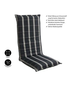 Dehner Hochlehnerpolster Lancy, Ca. B50/H8/T120 Cm -Dehner 4093811 WE IG 001 HLPolsterLancyNEU