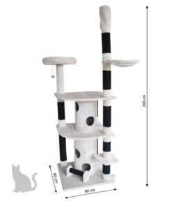 Dehner Kratzbaum Rufus 7 Dehner Kratzbaum Rufus -Dehner 4150496 WE BG 001 DehnerMarkenqualitaetDeckenkratzbaumRufus80x80x240 260cm