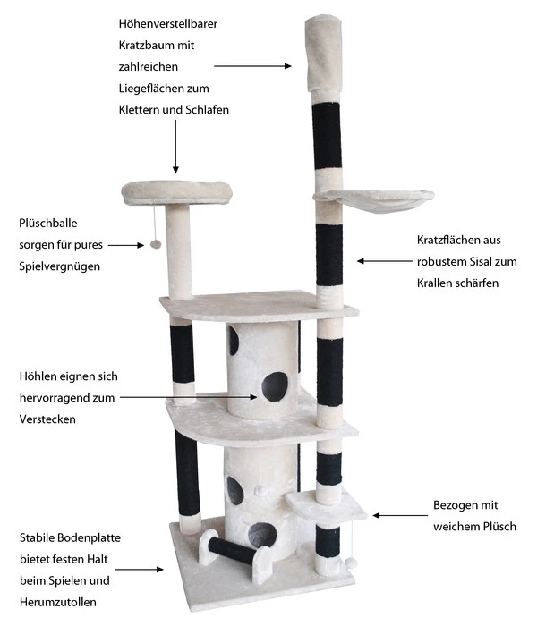 Dehner Kratzbaum Rufus 4 Dehner Kratzbaum Rufus – Bild 2
