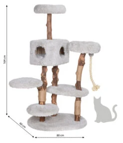 Dehner Premium Lovely Natur-Kratzbaum Kraxeln & Relaxen -Dehner 4160420 WE BG 001 DehnerLovelyKratzbaumKraxelnRelaxen