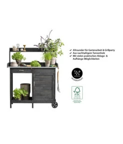 Dehner Pflanztisch Hamilton, Ca. B112/H125/T46 Cm 7 Dehner Pflanztisch Hamilton, Ca. B112/H125/T46 Cm -Dehner 4182341 WE IG 001 PflanztischHamilton