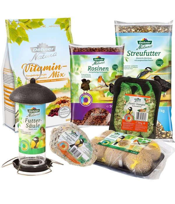 Dehner Natura Wildvogelfutter Starterset, 7-teilig 3 Dehner Natura Wildvogelfutter Starterset, 7-teilig
