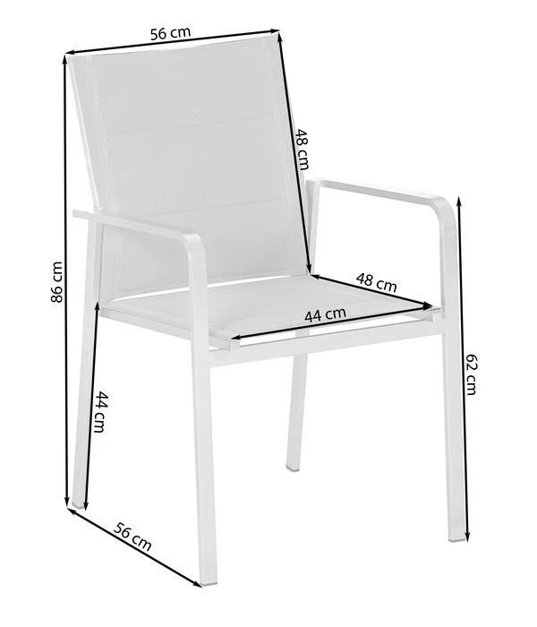 Dehner Stapelstuhl Nantes Elegance 4 Dehner Stapelstuhl Nantes Elegance – Bild 2