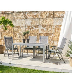 Dehner Klappsessel Chicago, Hochlehner -Dehner 4210274 WE MO 001 DehnerStapelstuhlChicago