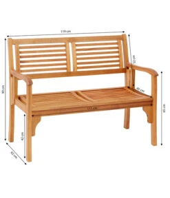 Dehner Klappbank Douglas, 2-Sitzer -Dehner 4216784 WE BG 001 KlappbankDouglas