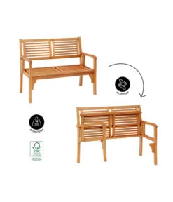 Dehner Klappbank Douglas, 2-Sitzer -Dehner 4216784 WE IG FS 001 DehnerKlappbankDouglas2Sitzer