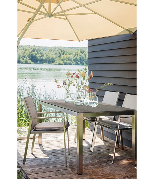 Dehner Premium Esstisch Nantes, Ca. B152/H75/T90 Cm 6 Dehner Premium Esstisch Nantes, Ca. B152/H75/T90 Cm â Bild 4