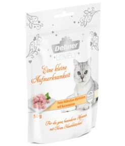 Dehner Premium Lovely Katzensnack Eine Kleine Aufmerksamkeit, 50 G