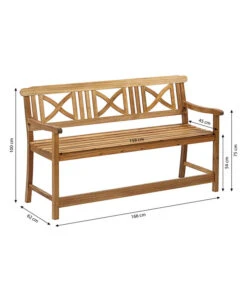 Dehner Gartenbank Malmoe -Dehner 4223186 WE BG 001 DehnerParkbankMalmoe