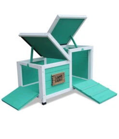 Dehner Nagerschlafhaus Happy Home Teatro, Türkis -Dehner 4261608 WE FS 004 DehnerHappyHomeNagerschlafhausTeatro