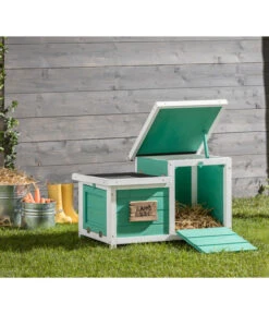 Dehner Nagerschlafhaus Happy Home Teatro, Türkis -Dehner 4261608 WE M 005 DehnerNagerschlafhausTeatro