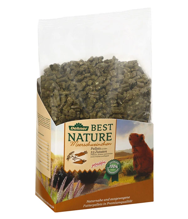 Dehner Best Nature Meerschweinchenfutter Pellets, 3 Kg 3 Dehner Best Nature Meerschweinchenfutter Pellets, 3 Kg