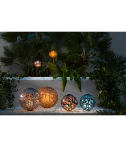 Dehner Solar-Kugelleuchte Lagos 14 Dehner Solar-Kugelleuchte Lagos -Dehner 4398764 WE MO 002 SolarkugelMalaboD30cm