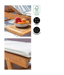 Dehner Rollliege Ravenna, Ca. B70/H89/T200 Cm -Dehner 4407086 WE IG 002 RollliegeRavenna