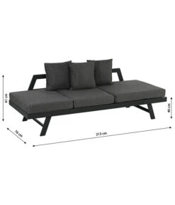 Dehner Funktionsliege Seattle 15 Dehner Funktionsliege Seattle -Dehner 4407318 WE BG 001 BankLiegeSeattleNeu