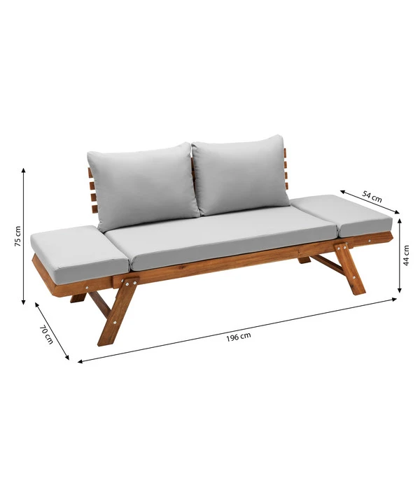 Dehner Holz-Sofa Macao 8 Dehner Holz-Sofa Macao – Bild 6