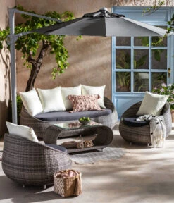 Dehner Geflechtsessel Avani -Dehner 4418786 WE MO 003 LoungesesselAvaniNeu