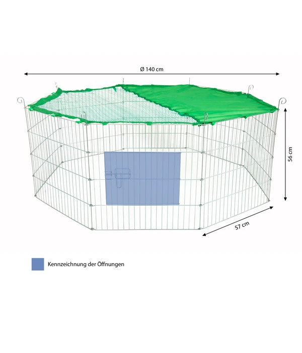 Dehner Freilaufgehege Magnus, Ca. B57/H56 Cm 6 Dehner Freilaufgehege Magnus, Ca. B57/H56 Cm – Bild 4