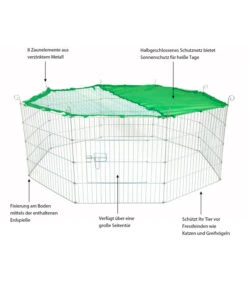 Dehner Freilaufgehege Magnus, Ca. B57/H56 Cm 8 Dehner Freilaufgehege Magnus, Ca. B57/H56 Cm -Dehner 4422994 WE IG 003 DehnerMarkenqualitaetFreilaufgehegeMagnusneu