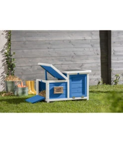 Dehner Nagerschlafhaus Happy Home Teatro, Blau, Ca. B70/H45/T43 Cm -Dehner 4427753 WE M 001 DehnerMarkenqualitaetNagerschlafhausTeatro