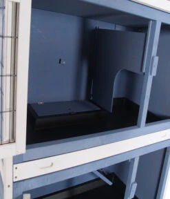 Dehner Kaninchenstall Original Mit Wärmedämmung, Ca. B114/H116/T57 Cm -Dehner 4440830 WE DE 002 DehnerMarkenqualitaetKaninchenstallIsoliertBlau