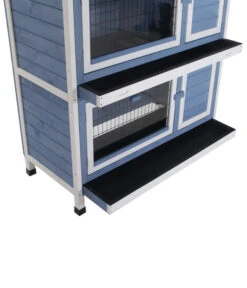 Dehner Kaninchenstall Original Mit Wärmedämmung, Ca. B114/H116/T57 Cm -Dehner 4440830 WE DE 003 DehnerMarkenqualitaetKaninchenstallIsoliertBlau