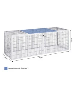 Dehner Freilaufgehege Happy Home Monumento, Ca. B200/H70/T70 Cm 10 Dehner Freilaufgehege Happy Home Monumento, Ca. B200/H70/T70 Cm -Dehner 4447637 WE BG 001 DehnerFreilaufgehegeHappyHome2xMonumentoo