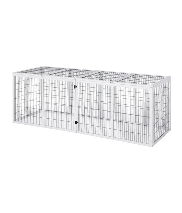 Dehner Freilaufgehege Happy Home Monumento, Ca. B200/H70/T70 Cm 3 Dehner Freilaufgehege Happy Home Monumento, Ca. B200/H70/T70 Cm