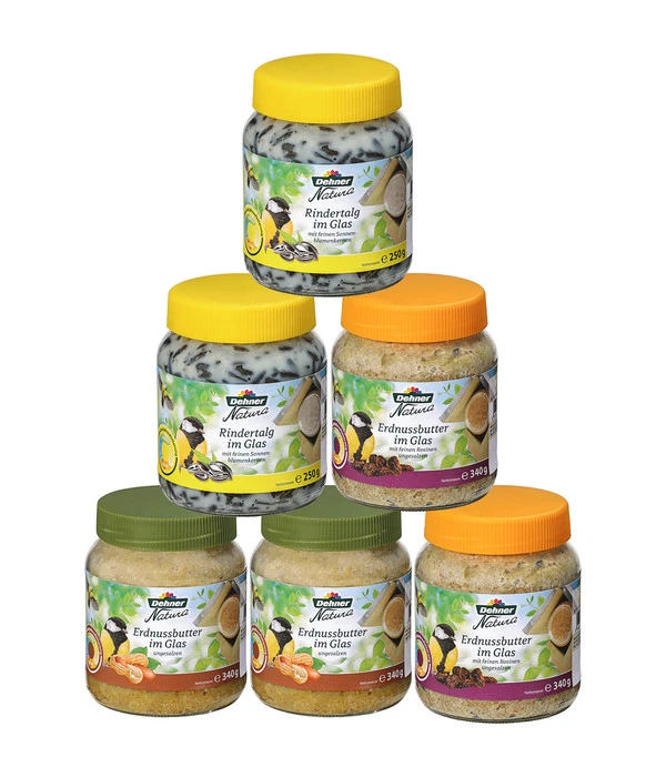 Dehner Natura Erdnussbutter Im Glas, 3 X 2 Stk. 3 Dehner Natura Erdnussbutter Im Glas, 3 X 2 Stk.