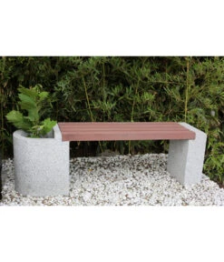 Dehner -Dehner 4451605 WE MO 001 DehnerGranitGartenBankMitWPCBepflanzkasten