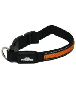 Dehner LED-Hundehalsband Flash Collar, Orange