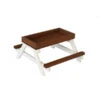 Dehner Picknicktisch, Braun/weiß, Ca. B46/H22/T40 Cm 1 Dehner Picknicktisch, Braun/weiß, Ca. B46/H22/T40 Cm -Dehner 4477964 WE FS 001 DehnerPicknicktischKleintiere
