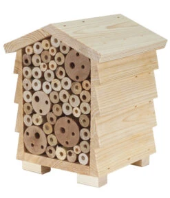 Dehner Natura Insektenhotel Hostilia, Ca. B19/H25/T19 Cm -Dehner 4479267 WE DE 001 NaturaInsektenhausHostiliaRueckseite