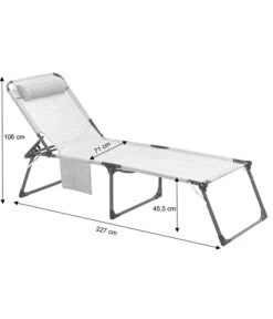 Dehner Gartenliege Mallorca, Ca. B71/H106/T227 Cm 30 Dehner Gartenliege Mallorca, Ca. B71/H106/T227 Cm -Dehner 4498341 4418174 4498101 4498176 WE FS 002 LiegeMallorcaSkizze