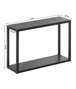 Dehner Beistelltisch Amsterdam, Ca. B75/H54/T23 Cm -Dehner 4498598 WE BG 001 DehnerBeistelltischAmsterdam